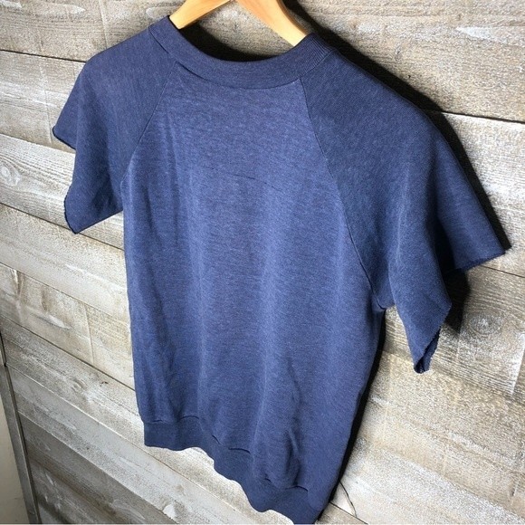 Cottage core small bear cat short sleeve sweater top - Picture 2 of 2